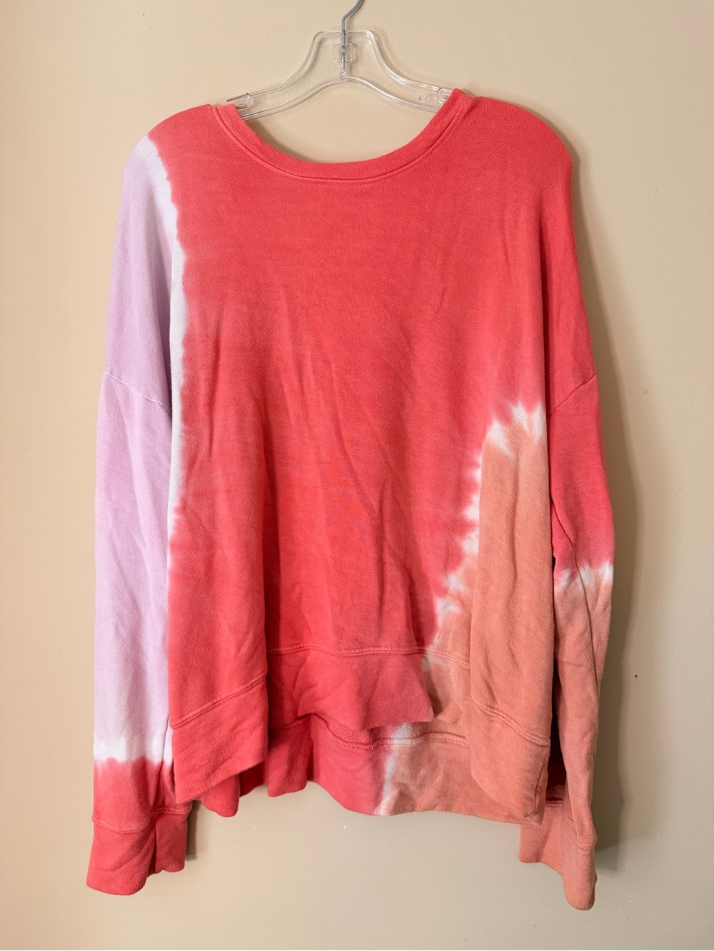 Sundry Coral Crewneck Sweatshirt
